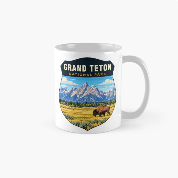 Item preview, Grand Teton National Park Retro Sticker designed and sold by Gideon Emmerich.