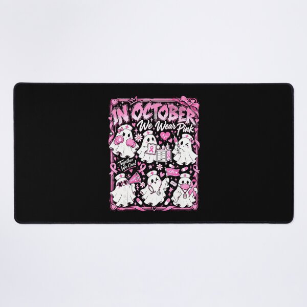 Item preview, In October We Wear Pink Nurse Ghosts designed and sold by NoeValdric.