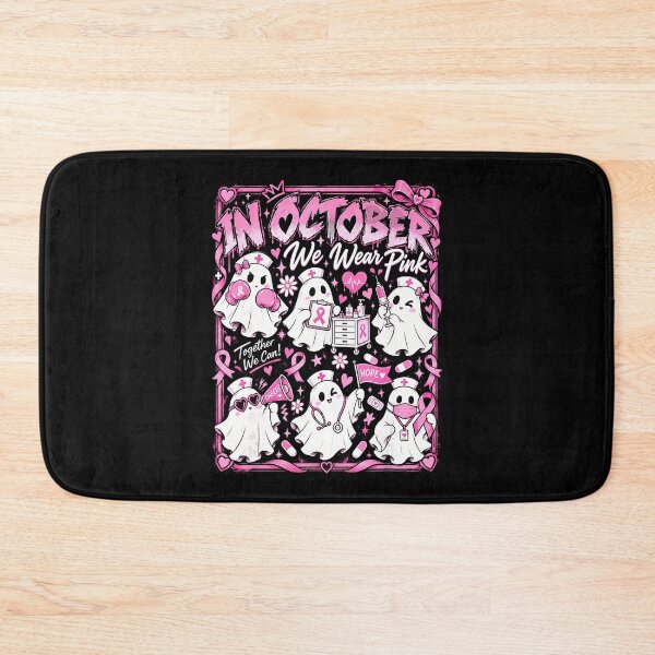 Item preview, In October We Wear Pink Nurse Ghosts designed and sold by NoeValdric.
