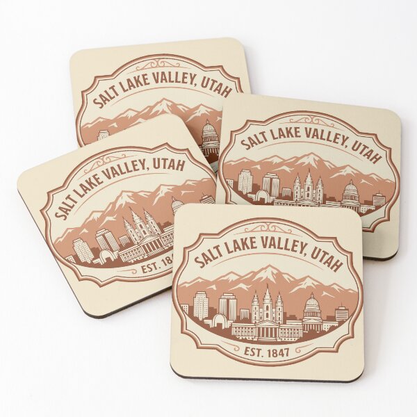 Item preview, Vintage Salt Lake Valley Utah designed and sold by Travelpeak.
