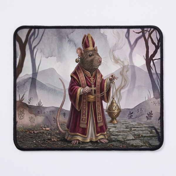 Item preview, Rat bishop designed and sold by GAWPAWshop.