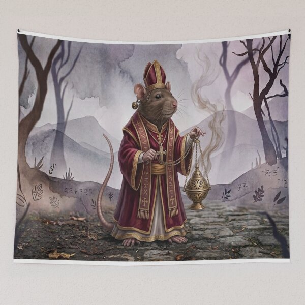 Item preview, Rat bishop designed and sold by GAWPAWshop.