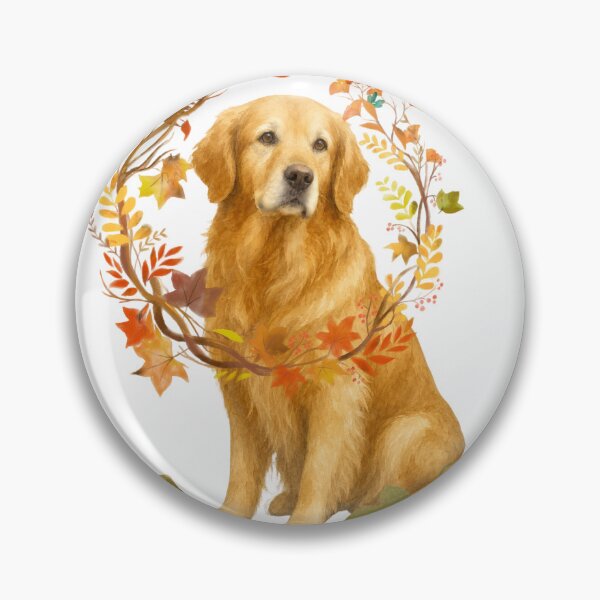Item preview, Golden Retriever Happy Halloween Pumpkin  designed and sold by SoukaArtStore.