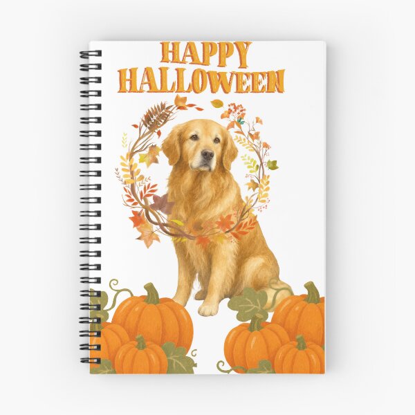 Item preview, Golden Retriever Happy Halloween Pumpkin  designed and sold by SoukaArtStore.