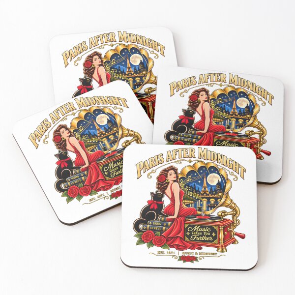 Item preview, Music Takes You Further – Vintage Paris Gramophone Night designed and sold by Ghostwave Atelier.
