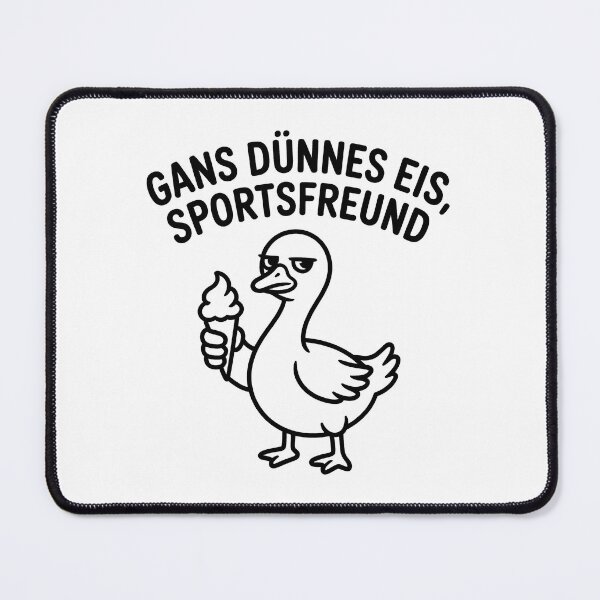 Artikelvorschau, Gans dünnes Eis Sportsfreund — Lustiges Wortspiel Design entworfen und verkauft von LoFizzy.