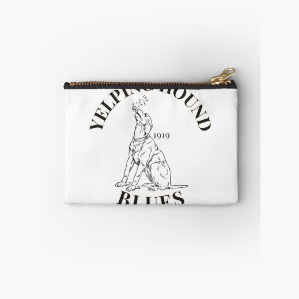 Item preview, Yelping Hound Blues 1919 Black & Cream Vintage Jazz Dog Sticker designed and sold by Ragtime Rust & Brass.