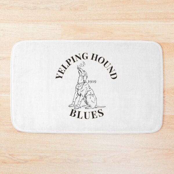 Item preview, Yelping Hound Blues 1919 Black & Cream Vintage Jazz Dog Sticker designed and sold by Ragtime Rust & Brass.