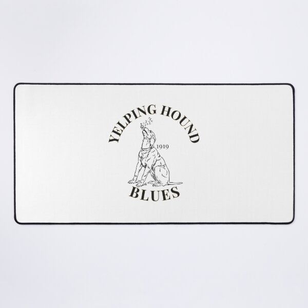 Item preview, Yelping Hound Blues 1919 Black & Cream Vintage Jazz Dog Sticker designed and sold by Ragtime Rust & Brass.