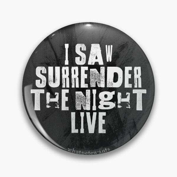Item preview, Surrender the Night LIVE designed and sold by whatpetewants.
