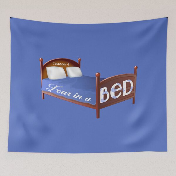 Item preview, Channel 4 Four In A Bed (on Blue) designed and sold by PawsitiveMum3.