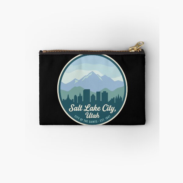 Item preview, Salt Lake City Skyline Retro Badge designed and sold by Travelpeak.