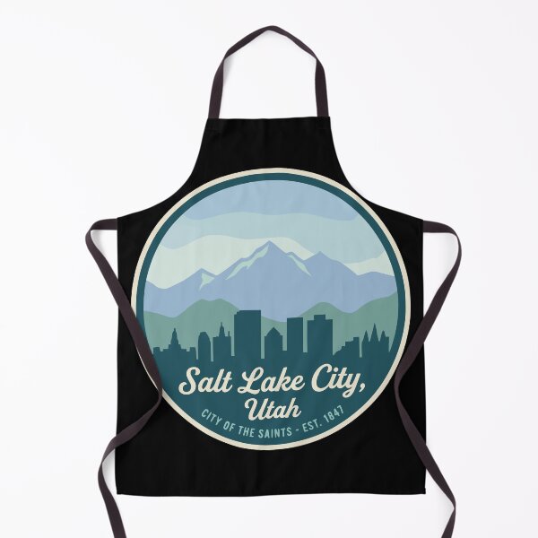 Item preview, Salt Lake City Skyline Retro Badge designed and sold by Travelpeak.