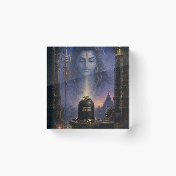 Item preview, 12 Jyotirlingas Series Mahakaleshwar Jyotirlinga Mahadev – Ujjain Devotional Art designed and sold by Homyar.