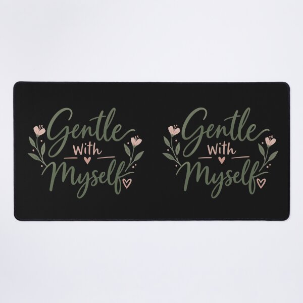 Item preview, Gentle With Myself – Self Love & Healing Quote Design designed and sold by Sanika arts .