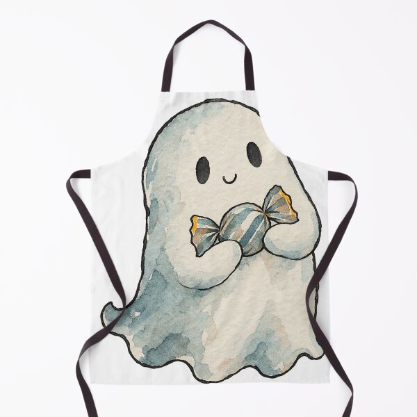 Item preview, Cute Kawaii Ghost Holding Halloween Candy designed and sold by Jessie's Palette.