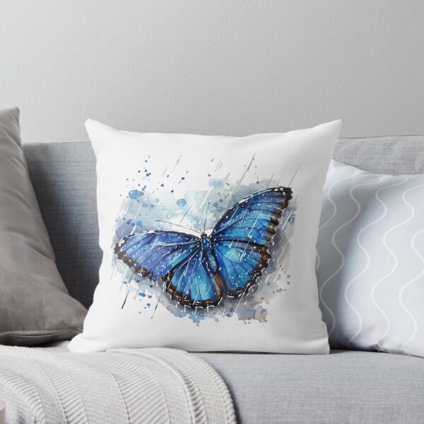 Item preview, Blue Butterfly | Elegant Nature Aesthetic Art designed and sold by Mandayartstudio.