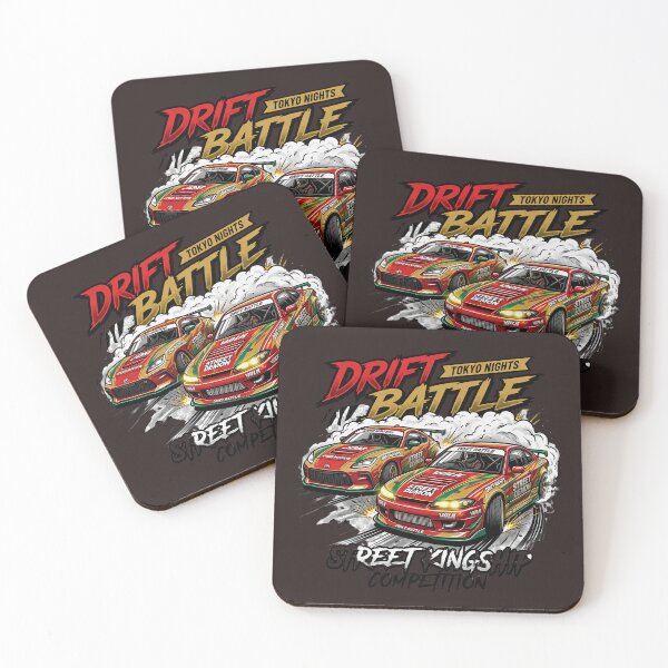Item preview, Drift Battle Tokyo Nights JDM Street Racing Cars Classic T-Shirt designed and sold by digitalbob60.