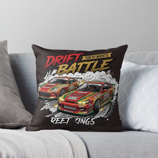 Item preview, Drift Battle Tokyo Nights JDM Street Racing Cars Classic T-Shirt designed and sold by digitalbob60.
