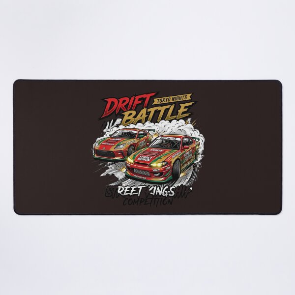 Item preview, Drift Battle Tokyo Nights JDM Street Racing Cars Classic T-Shirt designed and sold by digitalbob60.