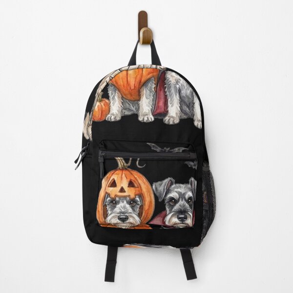 Item preview, Halloween Schnauzer Squad Pumpkin Vampire Mummy Witch Dog designed and sold by alice12S56.