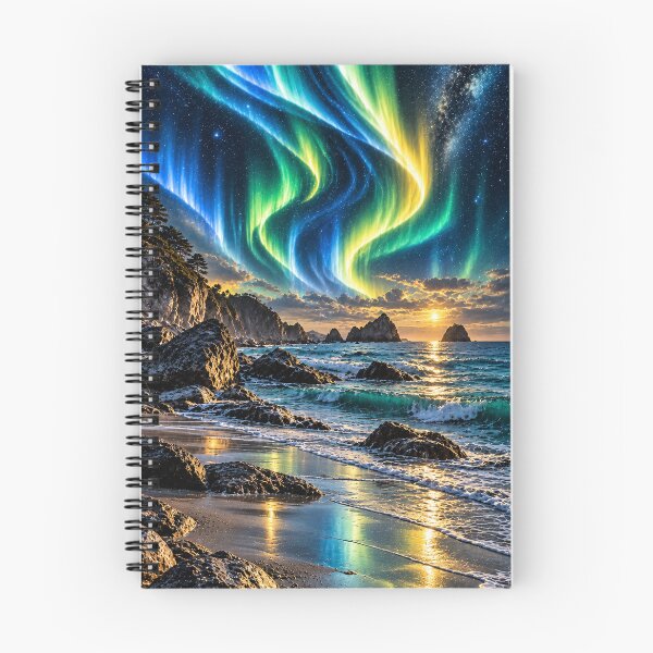 Item preview, Coast — Blue & Green Northern Lights designed and sold by nininox.