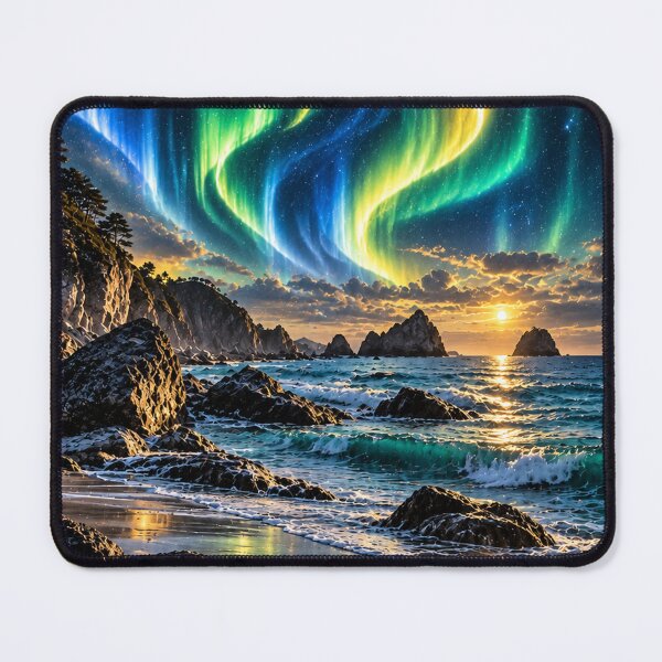Item preview, Coast — Blue & Green Northern Lights designed and sold by nininox.