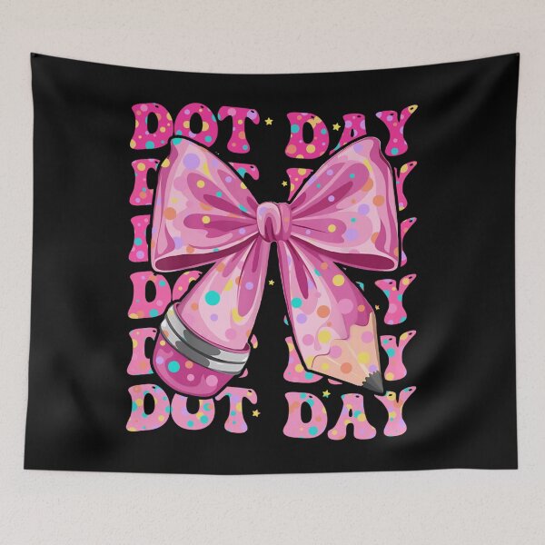 Item preview, Happy Dot Day 2025 Coquette Bow Teachers Kids Boys Girls designed and sold by alice12S56.