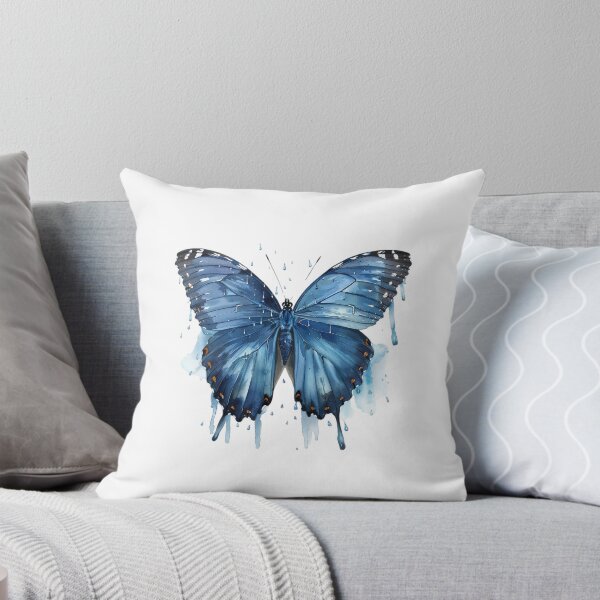 Item preview, Blue Butterfly | Elegant Nature Aesthetic Art designed and sold by Mandayartstudio.