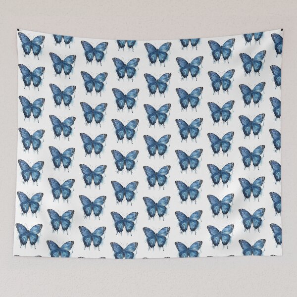 Item preview, Blue Butterfly | Elegant Nature Aesthetic Art designed and sold by Mandayartstudio.