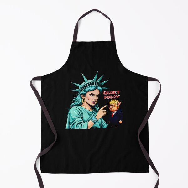 Item preview, Quiet Piggy Liberty Graphic T-Shirt  Statue Of Liberty Anti-Trump Political Protest Tee designed and sold by DavidGibbs32.