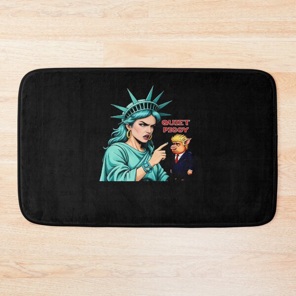 Item preview, Quiet Piggy Liberty Graphic T-Shirt  Statue Of Liberty Anti-Trump Political Protest Tee designed and sold by DavidGibbs32.