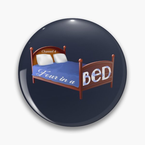 Artikelvorschau, Channel 4 Four In A Bed (on Navy) entworfen und verkauft von PawsitiveMum3.