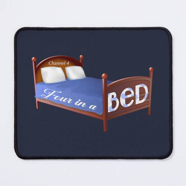 Item preview, Channel 4 Four In A Bed (on Navy) designed and sold by PawsitiveMum3.