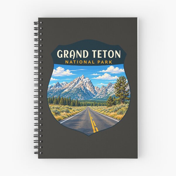 Item preview, Grand Teton National Park Retro Sticker designed and sold by Gideon Emmerich.