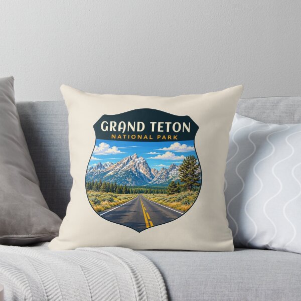 Item preview, Grand Teton National Park Retro Sticker designed and sold by Gideon Emmerich.