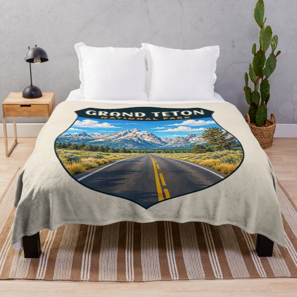 Item preview, Grand Teton National Park Retro Sticker designed and sold by Gideon Emmerich.