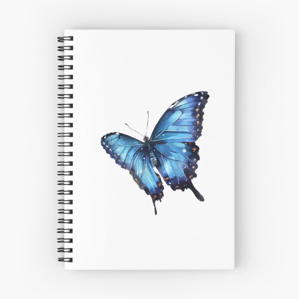 Item preview, Blue Butterfly | Elegant Nature Aesthetic Art designed and sold by Mandayartstudio.