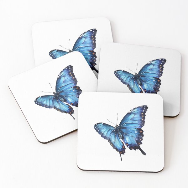 Item preview, Blue Butterfly | Elegant Nature Aesthetic Art designed and sold by Mandayartstudio.
