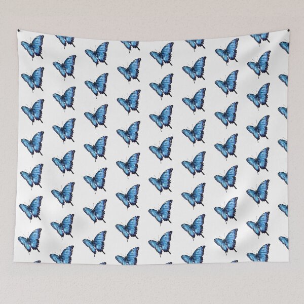 Item preview, Blue Butterfly | Elegant Nature Aesthetic Art designed and sold by Mandayartstudio.