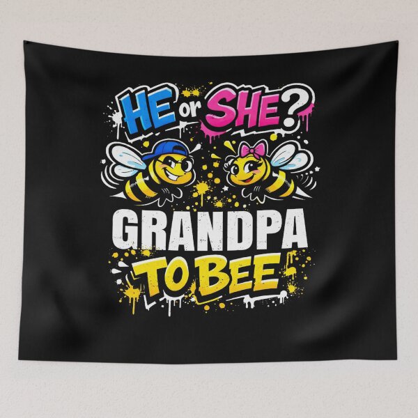 Item preview, He Or She Grandpa to Bee Baby Gender Reveal Party designed and sold by alice12S56.