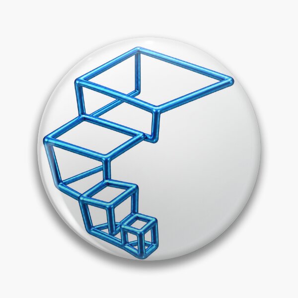 Item preview,  Blue Open Cube Cascade designed and sold by HoRC.