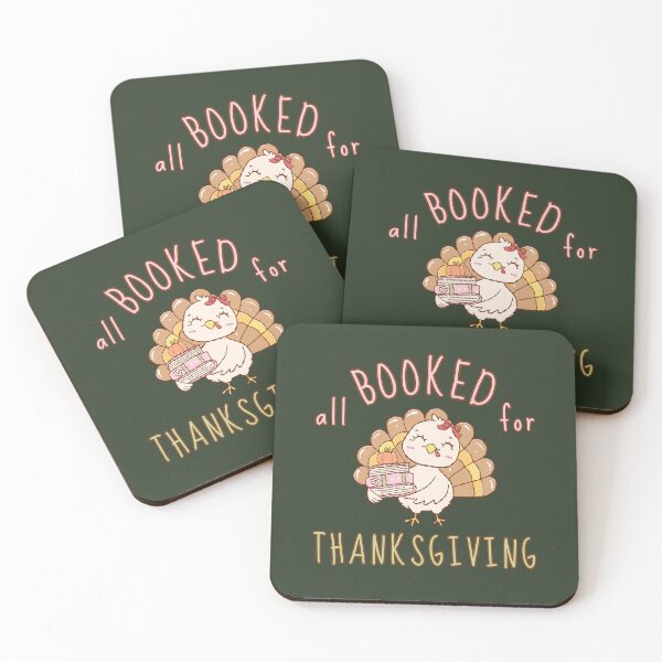 Item preview, All Booked for Thanksgiving Day Cute Turkey Reading Book Club Love Books and Fall Bookish designed and sold by Forevermore.