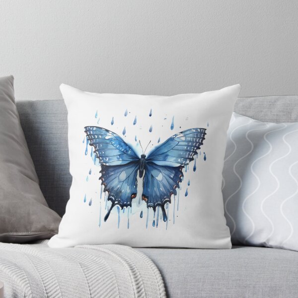 Item preview, Blue Butterfly | Elegant Nature Aesthetic Art designed and sold by Mandayartstudio.