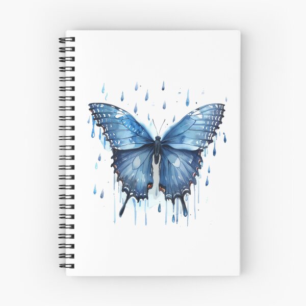 Item preview, Blue Butterfly | Elegant Nature Aesthetic Art designed and sold by Mandayartstudio.