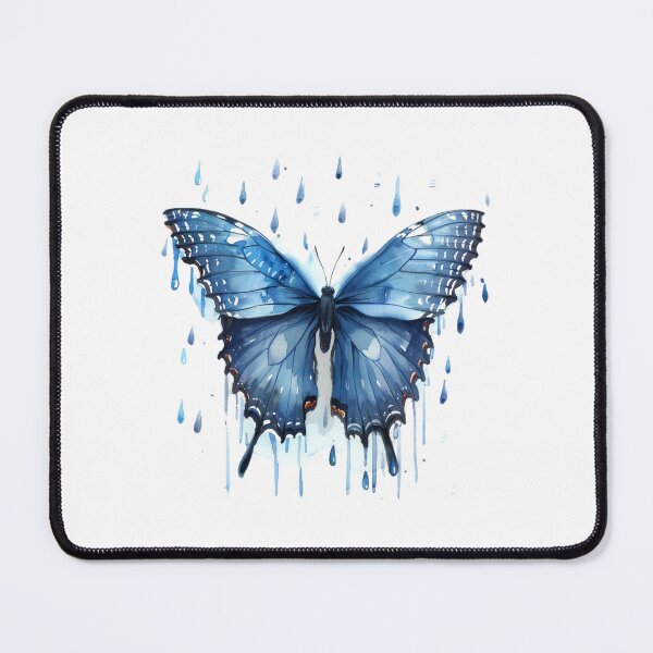 Item preview, Blue Butterfly | Elegant Nature Aesthetic Art designed and sold by Mandayartstudio.