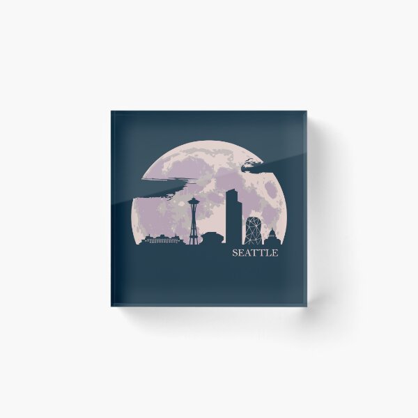 Item preview, Seattle Moonlight Skyline designed and sold by Travelpeak.
