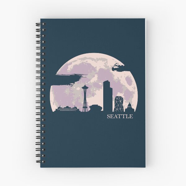 Item preview, Seattle Moonlight Skyline designed and sold by Travelpeak.