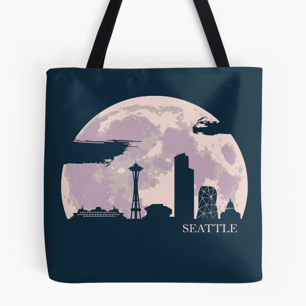 Item preview, Seattle Moonlight Skyline designed and sold by Travelpeak.
