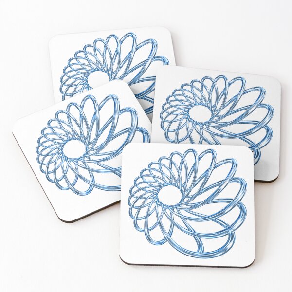 Item preview, Blue Chrome Loop Bloom designed and sold by HoRC.